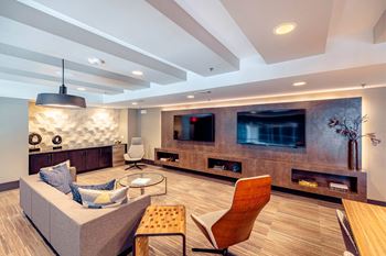 Media Lounge at Bridge at Henley, Austin, Texas